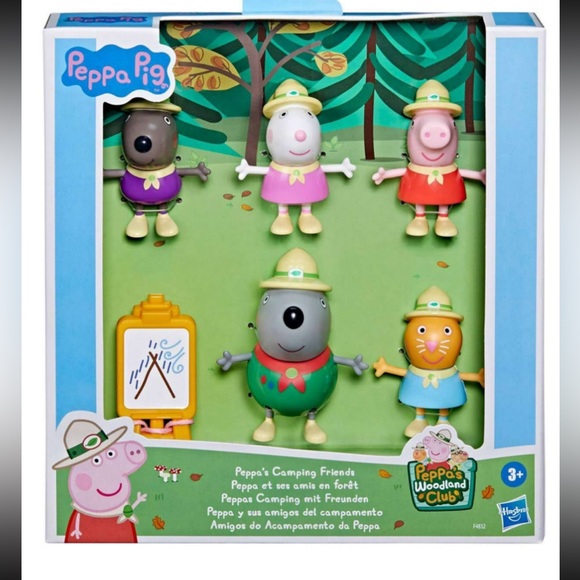Peppa Pig Mini Camping Friends Mini Figures Candy Cat, Danny Dog, Suzy Sheep - Picture 1 of 2